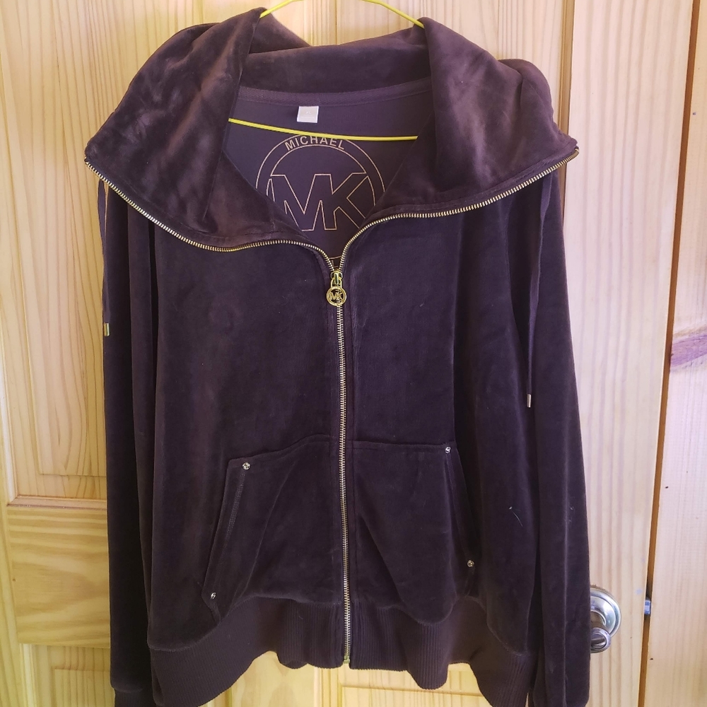 Michael Kors Brown Velvet Jacket